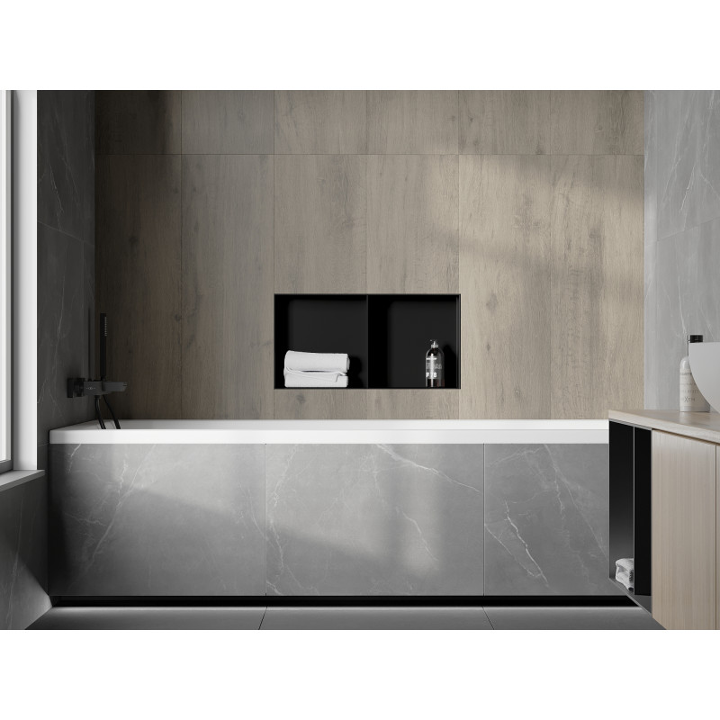Mexen X-Wall-NR niche shelf without flange with shelf 60 x 30 cm, black - 1971603010S