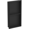 Mexen X-Wall-NR recessed shelf with a flange and shelf 60 x 30 cm, Black - 1971603010S