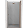 Mexen Mist-F folding shower door right 100 cm, transparent, brushed copper - 8A6-100-000-65-00-P