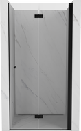 Mexen Mist-F folding shower door right 60 cm, transparent, black - 8A6-060-000-70-00-P