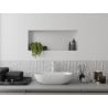 Mexen X-Wall-NR Recessed Shelf Without Flange 75 x 30 cm, White - 1921753010