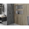 Mexen X-Wall-NR recessed shelf without flange 75 x 30 cm, inox - 1911753010