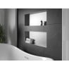 Mexen X-Wall-NR recessed shelf without flange 75 x 30 cm, inox - 1911753010
