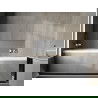 Mexen X-Wall-NR recessed shelf without a flange 75 x 30 cm, inox - 1911753010