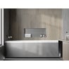 Mexen X-Wall-NR recessed shelf without flange 75 x 30 cm, inox - 1911753010