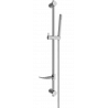 Mexen DF70 sliding shower set, brushed gun gray - 785704582-66