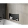 Mexen X-Wall-NR recessed shelf without flange 75 x 30 cm, black - 1971753010