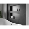 Mexen X-Wall-NR recess shelf without flange 75 x 30 cm, black - 1971753010
