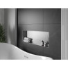 Mexen X-Wall-NR recessed shelf without flange 90 x 30 cm, inox - 1911903010