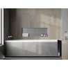 Mexen X-Wall-NR recess shelf without flange 90 x 30 cm, inox - 1911903010