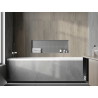 Mexen X-Wall-NR recessed shelf without flange 90 x 30 cm, inox - 1911903010