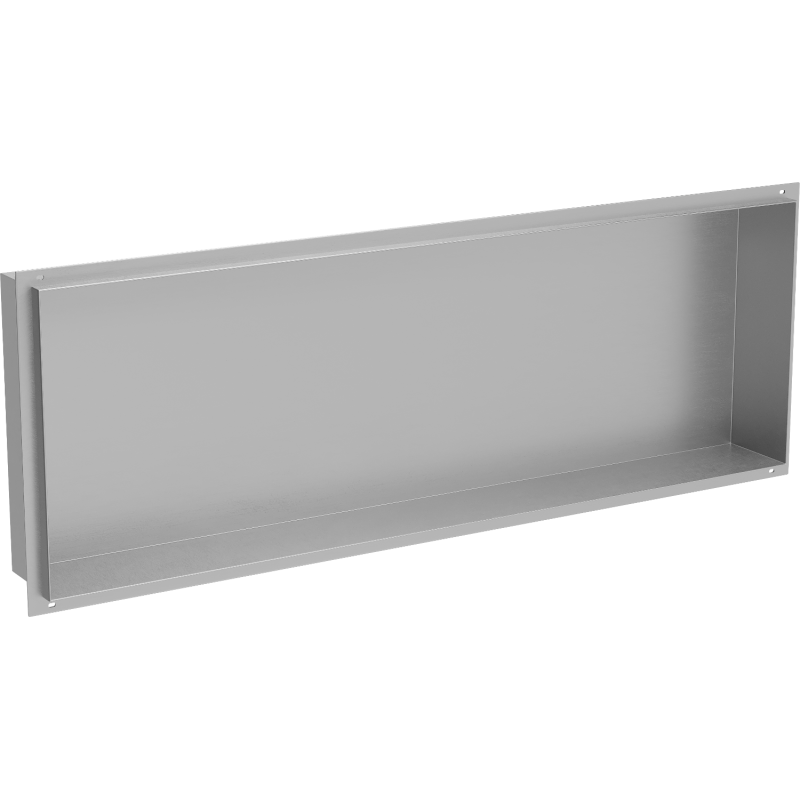 Mexen X-Wall-NR recess shelf without flange 90 x 30 cm, inox - 1911903010