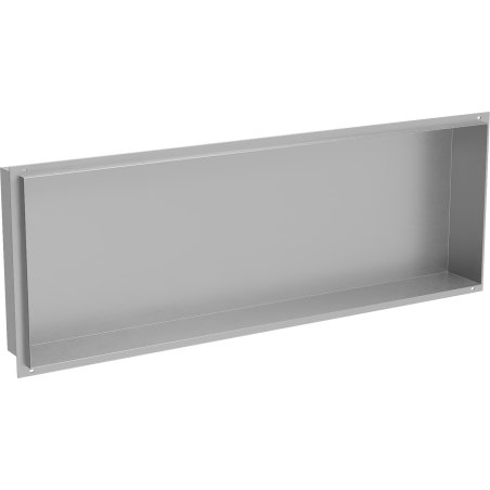 Mexen X-Wall-NR recess shelf without flange 90 x 30 cm, inox - 1911903010