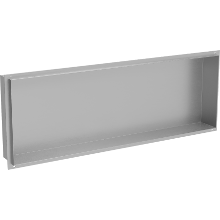 Mexen X-Wall-NR recessed shelf without flange 90 x 30 cm, inox - 1911903010