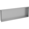 Mexen X-Wall-NR recessed shelf without flange 90 x 30 cm, inox - 1911903010