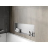 Mexen X-Wall-NR recessed shelf without flange 90 x 30 cm, inox - 1911903010