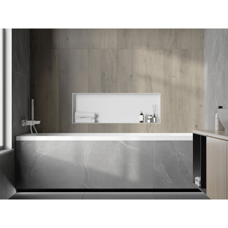 Mexen X-Wall-NR recess shelf without trim 90 x 30 cm, white - 1921903010