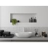 Mexen X-Wall-NR recess shelf without trim 90 x 30 cm, white - 1921903010