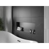 Mexen X-Wall-NR recessed shelf without flange 90 x 30 cm, black - 1971903010