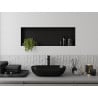 Mexen X-Wall-NR recessed shelf without flange 90 x 30 cm, black - 1971903010