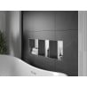 Mexen X-Wall-NR recessed shelf without flange with shelf 90 x 30 cm, inox - 1911903010S