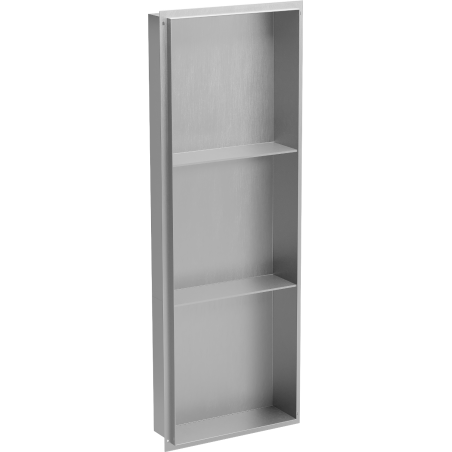 Mexen X-Wall-NR recessed shelf without flange with shelf 90 x 30 cm, inox - 1911903010S