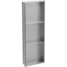 Mexen X-Wall-NR recessed shelf without flange with shelf 90 x 30 cm, inox - 1911903010S