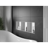Mexen X-Wall-NR flush-mounted shelf without flange with shelf 90 x 30 cm, white - 1921903010S