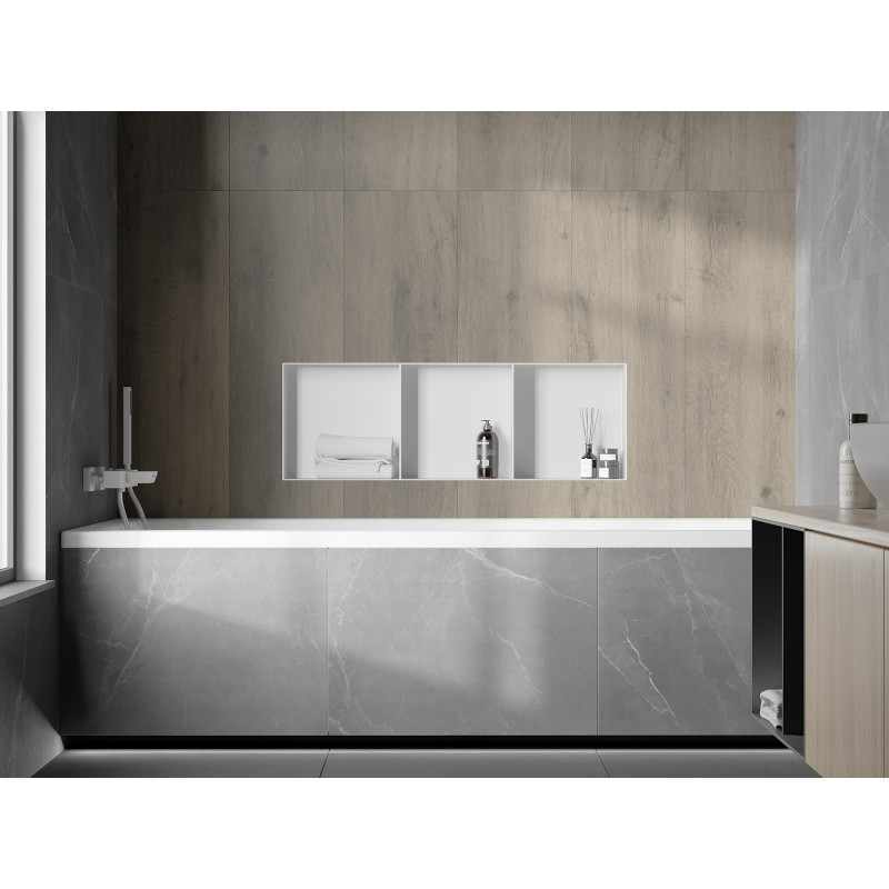 Mexen X-Wall-NR niche shelf without flange with shelf 90 x 30 cm, white - 1921903010S