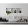 Mexen X-Wall-NR recessed shelf without flange with shelf 90 x 30 cm, white - 1921903010S