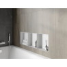 Mexen X-Wall-NR flush-mounted shelf without flange with shelf 90 x 30 cm, white - 1921903010S
