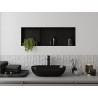 Mexen X-Wall-NR recessed shelf without flange with shelf 90 x 30 cm, black - 1971903010S