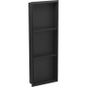 Mexen X-Wall-NR recessed shelf without flange with shelf 90 x 30 cm, black - 1971903010S