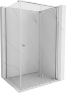 Mexen Mist-F T folding shower cabin right 100 x 80 cm, transparent, chrome - 8A6T-100-080-01-00-P