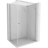 Mexen Mist-F Folding Shower Enclosure Right 110 x 80 cm, Transparent, Chrome - 8A6T-110-080-01-00-P