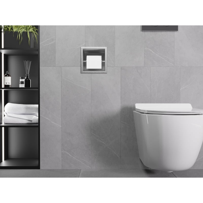 Mexen X-Wall-P toilet paper holder, inox - 1913