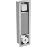 Mexen X-Wall-BP toilet paper holder with magazine, stainless steel - 1914