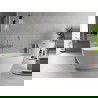 Mexen Luvo Slim freestanding bathtub 170 x 75 cm, white, chrome overflow - 52801707500-01