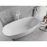 Mexen Luvo Slim 170 x 75 cm Free-standing Bath, White, White Overflow - 52801707500-20