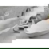 Mexen Luvo Slim freestanding bathtub 170 x 75 cm, white, white overflow - 52801707500-20