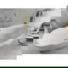 Mexen Luvo Slim freestanding bathtub 170 x 75 cm, white, gold overflow - 52801707500-50