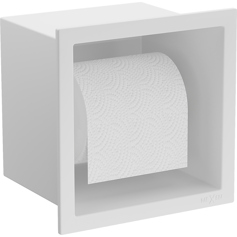 Mexen X-Wall-P toilet paper holder, white - 1923