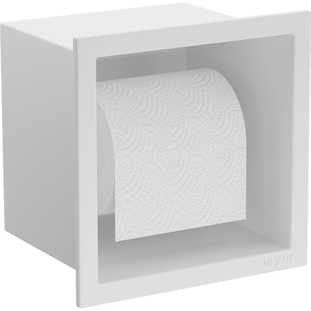 Mexen X-Wall-P toilet paper holder, white - 1923
