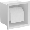 Mexen X-Wall-P toilet paper holder, white - 1923