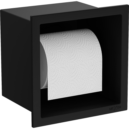 Mexen X-Wall-P toilet paper holder, black - 1973