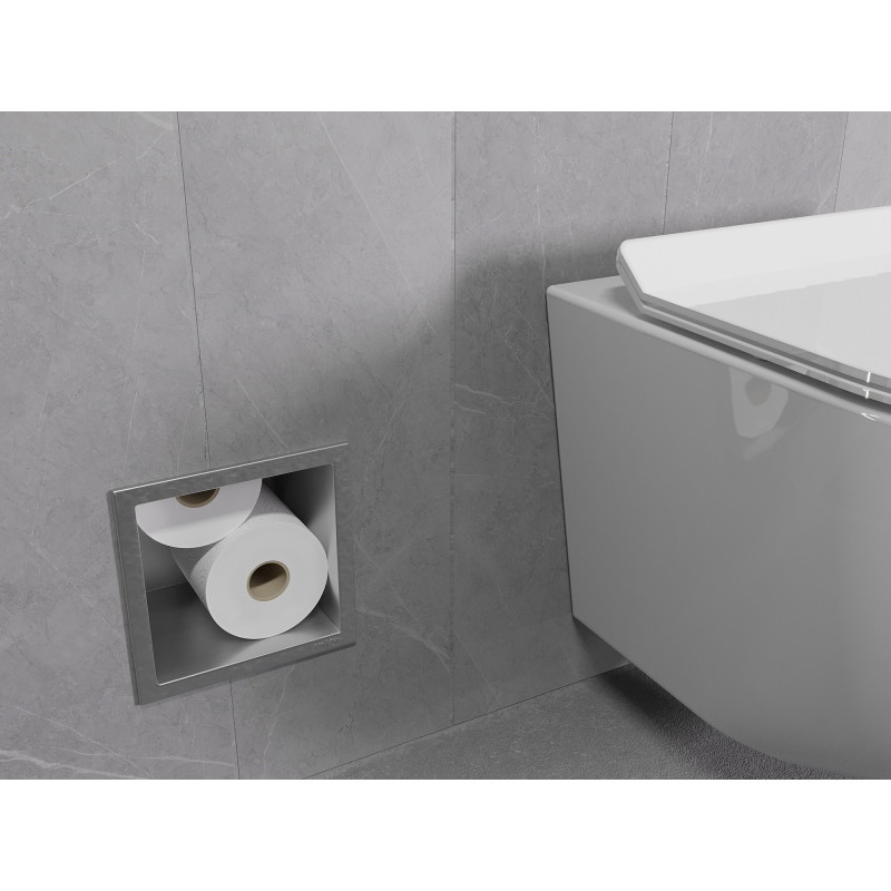 Mexen X-Wall-B toilet paper holder, inox - 1915