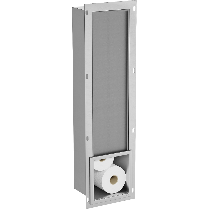 Mexen X-Wall-B toilet paper holder, inox - 1915