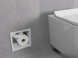 Mexen X-Wall-B toilet paper holder, white - 1925