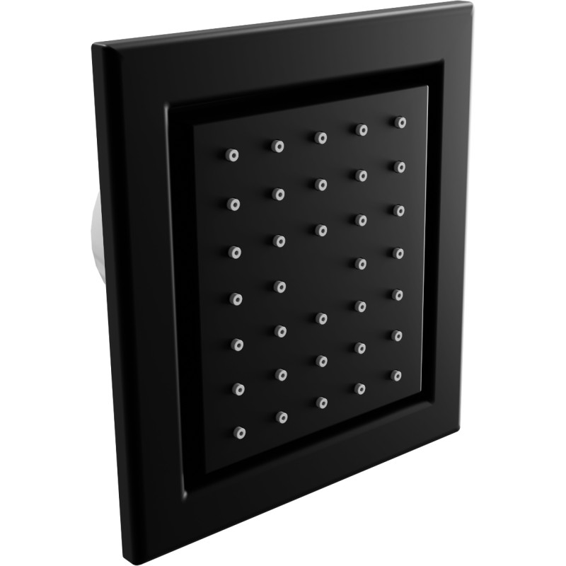 Mexen Cube Concealed side jet, black - 79365-70
