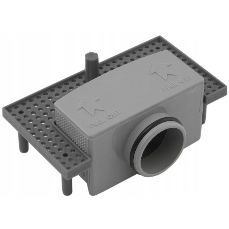 Mexen siphon with filter for linear drain, grey - 1010099